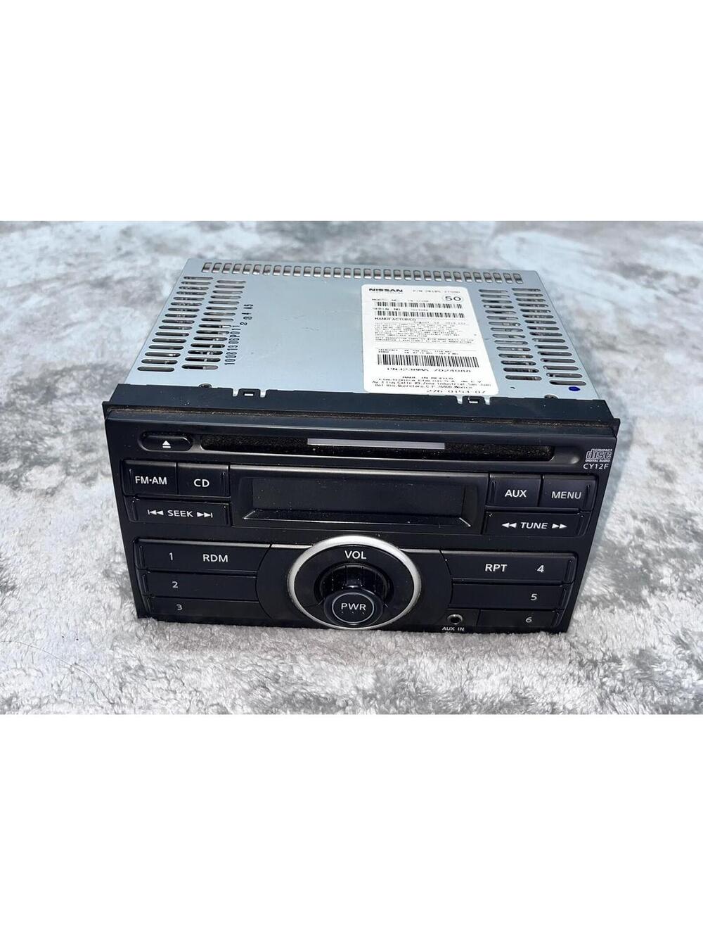 2007-2009 NISSAN VERSA RADIO AM FM CD PLAYER DASH RECEIVER UNIT 28185 OEM
